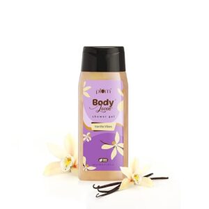 Plum BodyLovin' Vanilla Vibes Shower Gel | 100ml Travel-Friendly Body Wash | Sulfate-Free, Super-Lathering Formula with Warm Vanilla Fragrance​