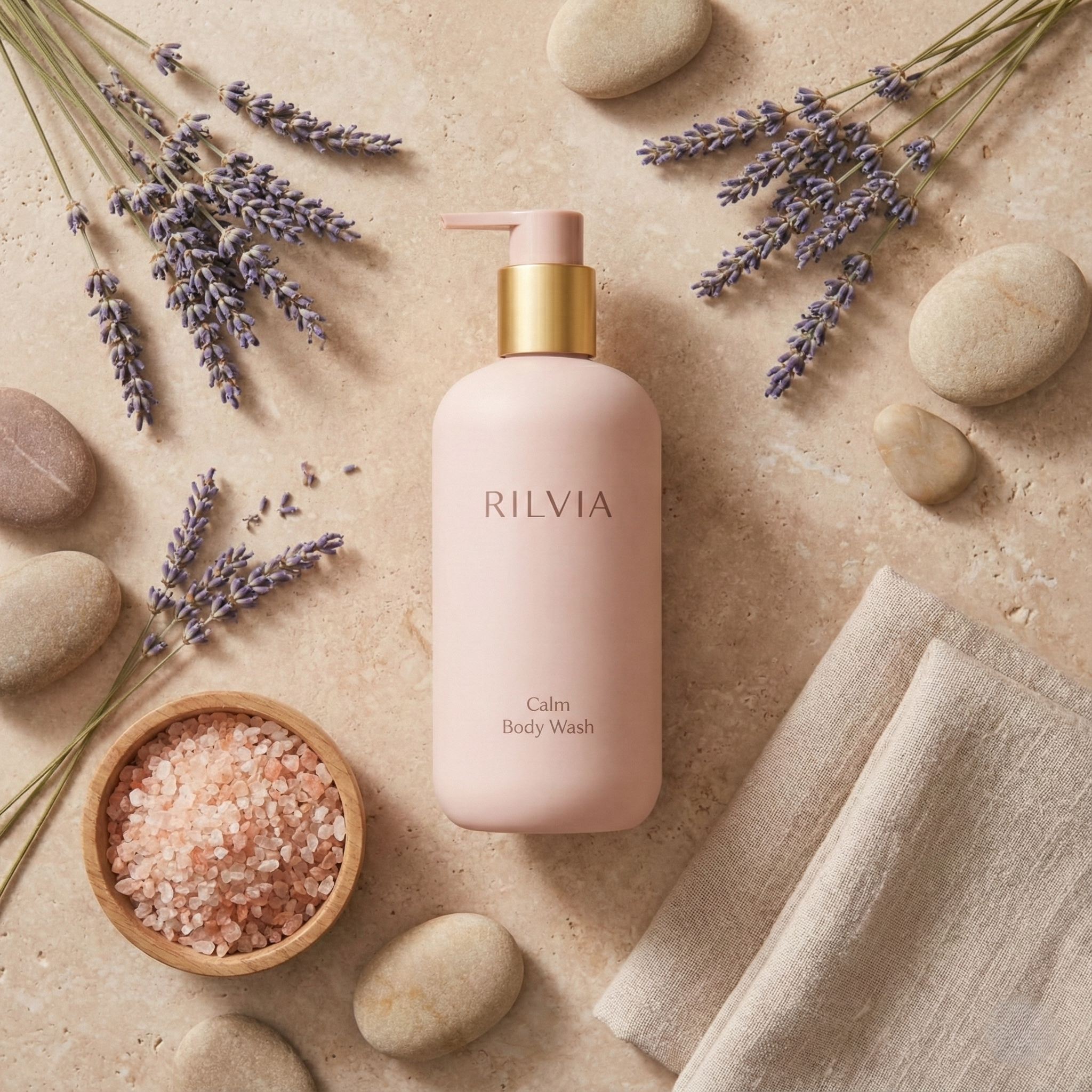 Calm Lavender & White Tea Body Wash - Image 3