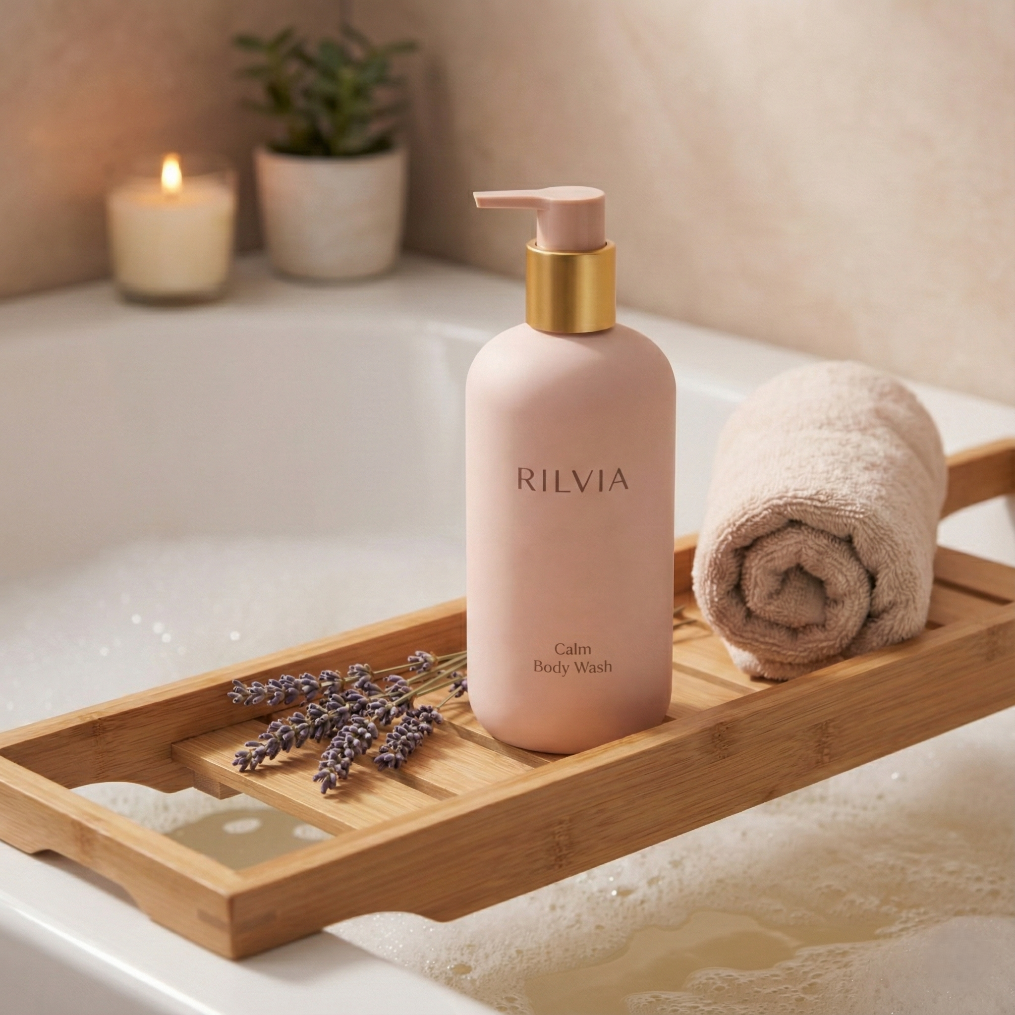 Calm Lavender & White Tea Body Wash - Image 2